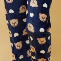 blue bear pyjama pants