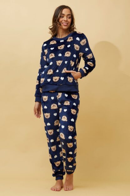 blue bear pyjama set