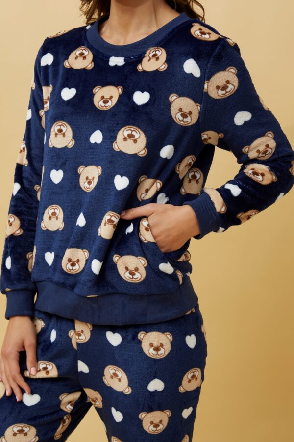 blue bear pyjama set