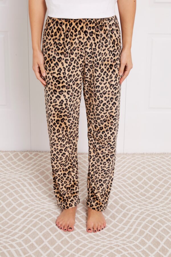 leopard pyjama pants