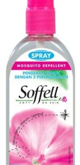 Soffell Mosquito Repellent Spray 80ml - Floral Geranium