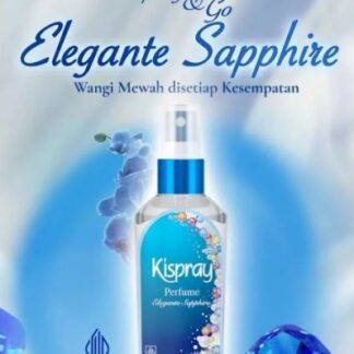 Kispray Perfume Fabric Spray 50ml – Gold & Sapphire - Kispray Sapphire