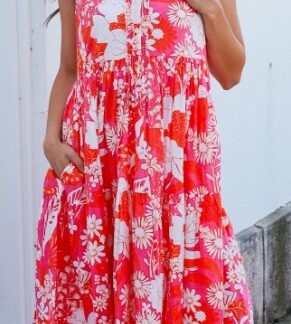 Geisha Dress Roary Pink